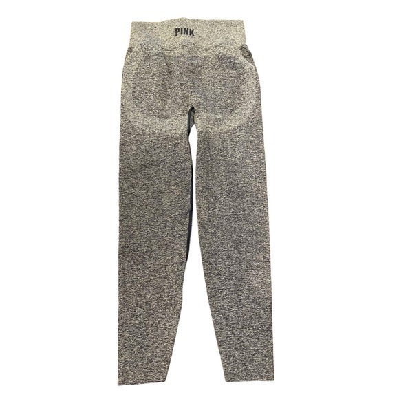 Victoria's‎ Secret PINK Blue & Grey Marl Seamless Classic High Waist Leggings - Picture 2 of 8
